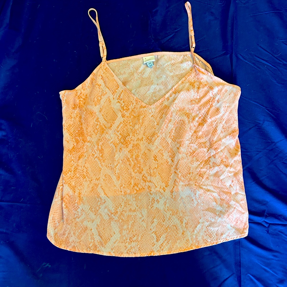 Target a new day pink snake skin tank top